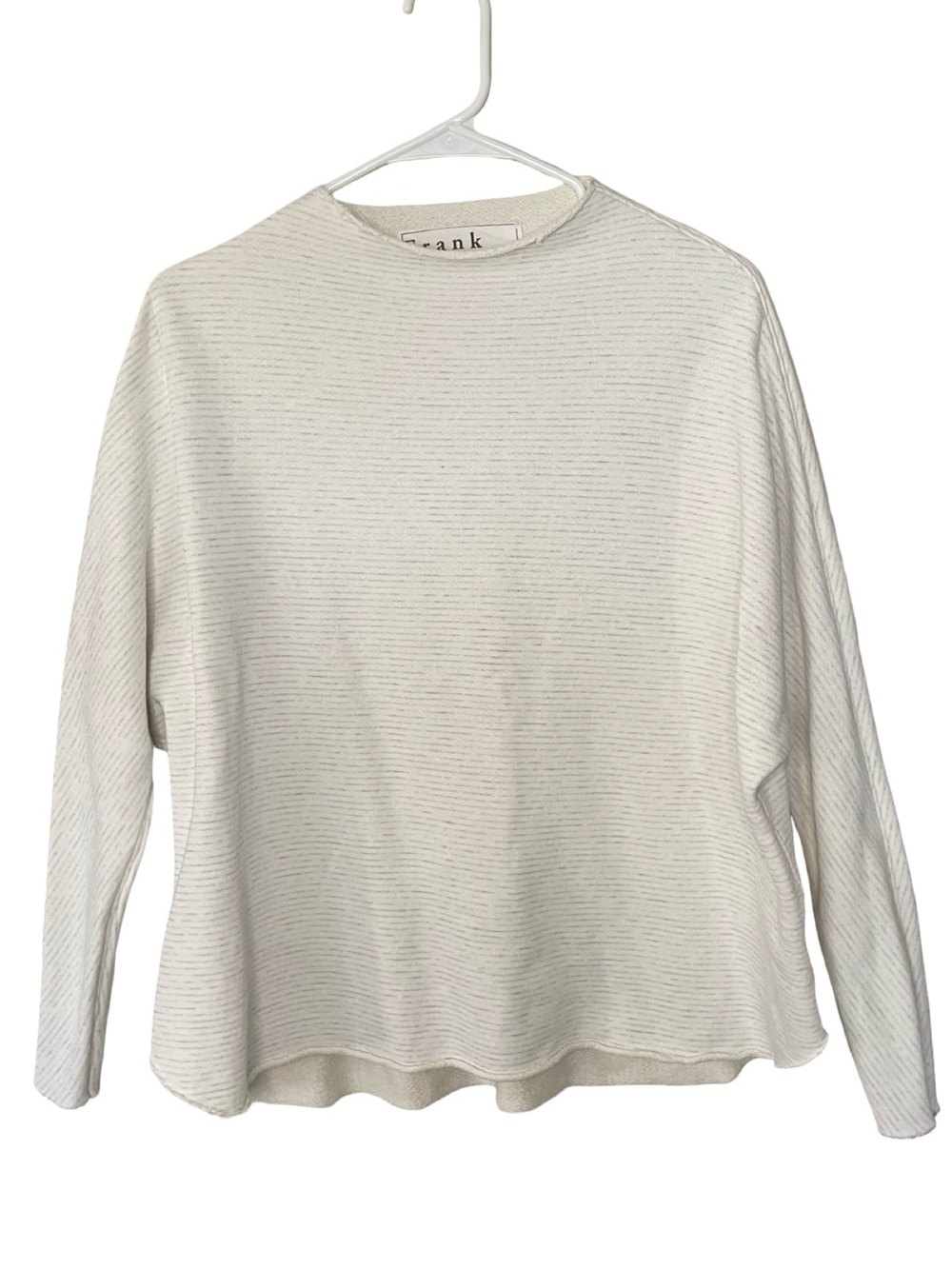 Frank & Eileen Tee Lab Effie Triple Fleece Sweatshirt XS Ivory